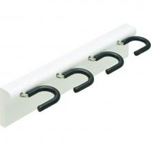 Hafele 520.44.700 - Broom Holder Pl.Wh./St.Nip