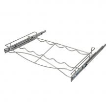 Hafele 540.50.217 - P-Out Wine Tray St Chr 24'' W/ Slide