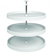 Hafele 542.96.711 - Lazy Susan Fl Rnd Set 3 Shlf Pl Wh 18