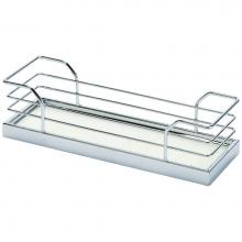 Hafele 543.34.251 - Tray Set Arena St Chr/Wh 3X9 7/8X2 3/4