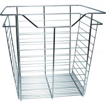 Hafele 547.38.258 - Clos Bsk St Chr 16Dx17Wx17H W/Zip 16''Sld