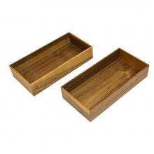 Hafele 550.13.711 - Fineline Lav Sm Box Set Waln 227.5X112Mm