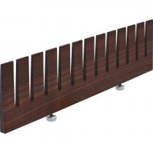 Hafele 556.87.650 - Fineline Plate Rack  Walnut 478X120X12Mm