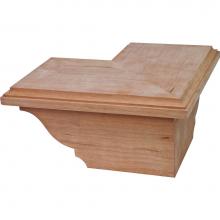 Hafele 634.29.005 - Cab Crnr  Foot Trad Chy 8 1/2X8 1/2X3