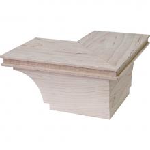 Hafele 634.29.020 - Cab Crnr  Foot Trans Mapl 8 1/2X8 1/2X3