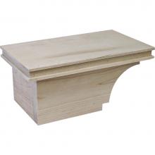 Hafele 634.29.021 - Cabinet Foot L Trans Mapl 8 1/2X4 7/8X3