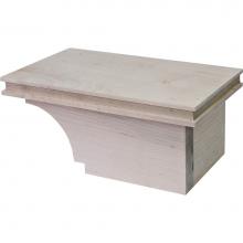 Hafele 634.29.022 - Cabinet Foot R Trans Mapl 8 1/2X4 7/8X3