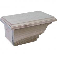 Hafele 634.29.026 - Cabinet Foot L Trad Mapl 8 1/2X4 7/8X3