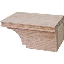 Hafele 634.29.044 - Cabinet Foot R Trans Oak 7 3/4X4 7/8X3