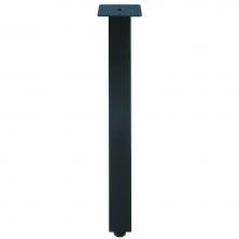 Hafele 635.36.380 - Square Leg St Blk Textured 710Mm