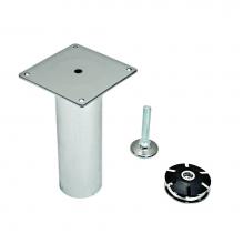 Hafele 635.48.060 - Leg 6''X50Mm Dia Bru St Lacq W/Levlr Kit