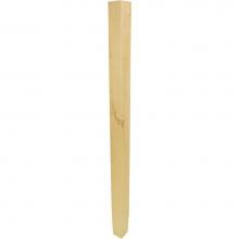 Hafele 635.50.188 - Leg 2 Sided Taper Maple 34-1/2''L