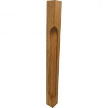 Hafele 635.50.478 - Corner Post Arcadian Oak 34 1/2'' L