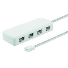 Hafele 833.77.721 - Led Multi-Wh 8-Way Dist Box Pl Wh