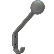 Hafele 842.56.195 - Coat and Hat Hook Pa Stone Gray 174X117Mm