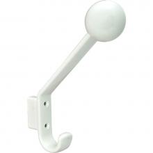 Hafele 842.56.299 - Coat and Hat Hook Pa Pure White 174X132Mm