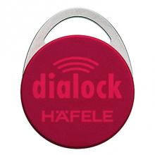 Hafele 917.64.149 - Key Tag Pl Red Gloss 36Diax7.2Mm Mifare