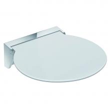 Hafele 988.86.198 - Hewi Mobile Hinged Seat R380 Wht W/Chr