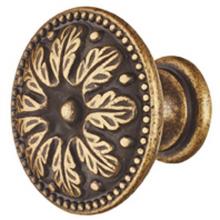 Hafele 125.73.113 - Knob Brass Rustic M4 30Mm