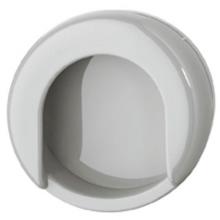 Hafele 158.75.097 - Recess Pull Pa Light Gray Dia 75Mm