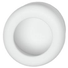 Hafele 158.80.099 - Flush Handle Pa Pure White Matt Dia 60Mm