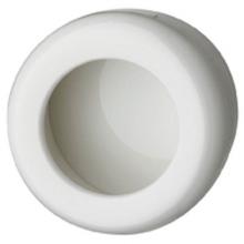 Hafele 158.80.199 - Flush Handle Pa Pure White Dia 60Mm