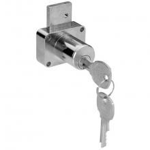 Hafele 232.14.604 - Drawer Lock C8178 Sat Brs 7/8'' K915
