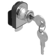 Hafele 233.18.830 - Gl Door Lock No Bore Vert Mnt St Brs Pol