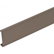 Hafele 290.12.590 - Wall Rail Cover Strip Pl Gray 93''
