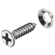 Hafele 372.27.600 - Free Space Screws/Collars For Alum Doors