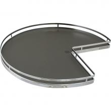 Hafele 541.06.267 - 3/4 Rnd Shelf Mnt Bearing Chrm/Anth 32''