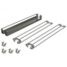 Hafele 545.09.950 - Base Pullout 2 Bakers Tray 3 5/16 Silver