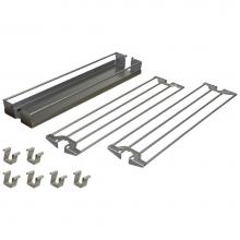 Hafele 545.09.951 - Base Pullout 2 Bakers Tray 5'' Silver