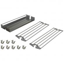 Hafele 545.09.952 - Base Pullout 2 Bakers Tray 7'' Silver