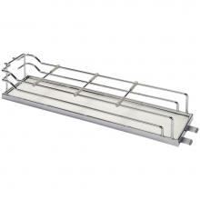 Hafele 546.63.259 - Tray Set Chr/Wh Ctr Mt 7X19 3/4X4 1/8