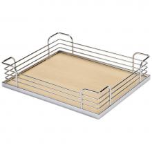 Hafele 546.64.173 - Tray Set Arena Chr/Mpl 20 7/8''X12X3 1/2