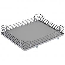 Hafele 546.92.583 - Tandem Solo Tray Set 24 Chr/Gra 2 Tray