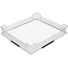 Hafele 546.92.782 - Tandem Solo Tray Set 21 Chr/Whi 2 Tray