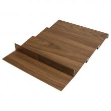 Hafele 556.87.671 - Fineline Stepped Spice Holder 18'' Walnut