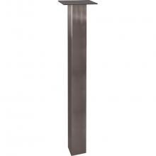 Hafele 635.70.013 - Table Leg 2 '' Square X 28 3/16'' Tall Ss