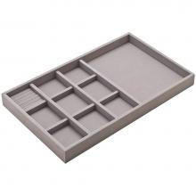 Hafele 811.03.520 - Jewelry Tray Fx Suede Gr 22 15/16X14X2