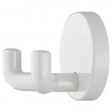 Hafele 842.62.299 - Wall Mtd Dbl Hook Pa Pur White 50X43.5Mm