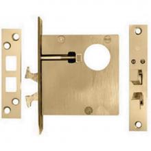 Hafele 911.26.148 - Sliding Door Lock Br Pol Type 2