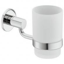 Hafele 980.60.782 - Glass Holder Frst Gls Round Pol Chrm