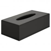 Hafele 983.25.013 - Tissue Dspnsr Faux Lea Blk 253X140X82Mm