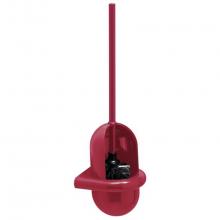 Hafele 988.81.233 - Toilet Brush and Holder Unit Red