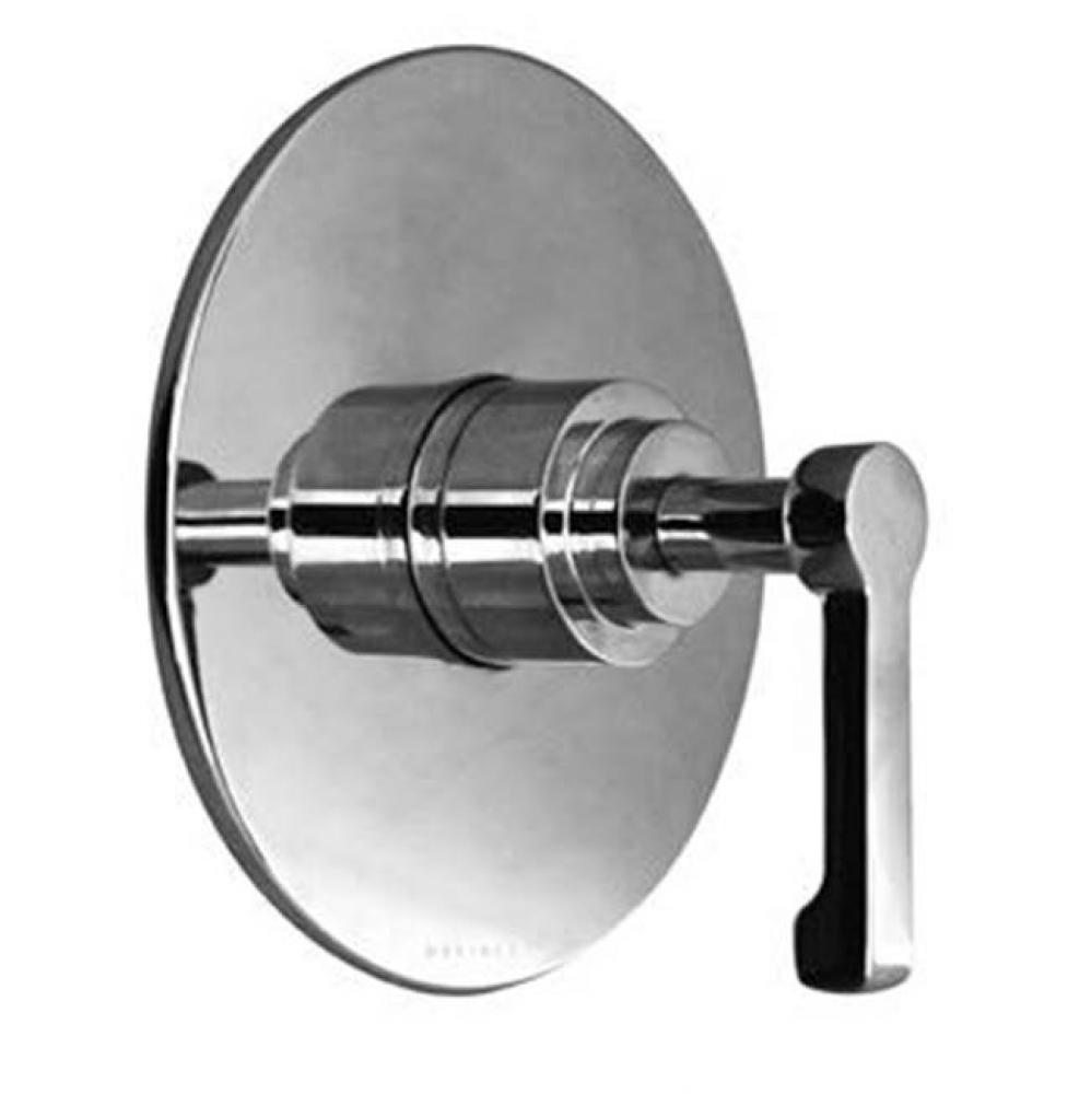 Chester Thermostatic Trim With Solid Brass Round Plate And Single