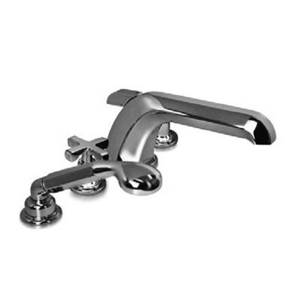 Chester Deck Tub Set W/ Diverter In Spout W/ Hand