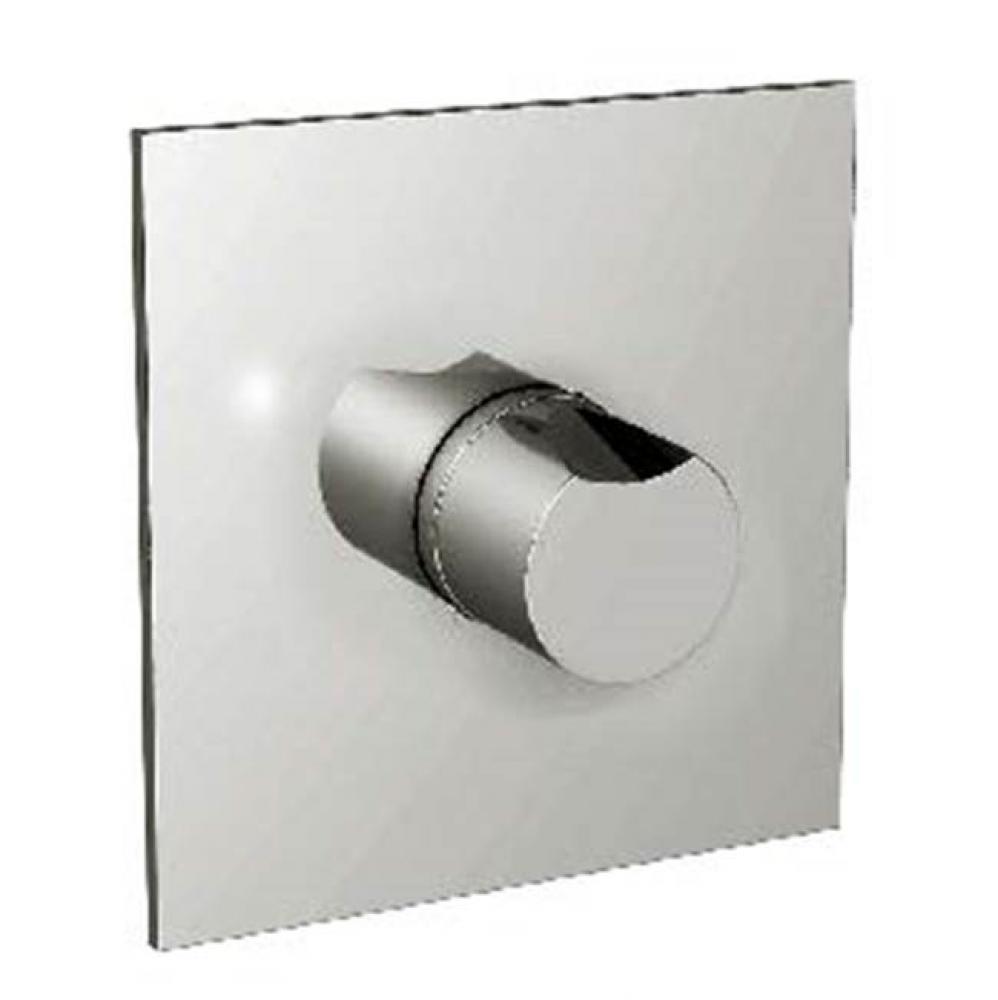Metro Thermostatic Trim With Solid Brass Square Plate And Single