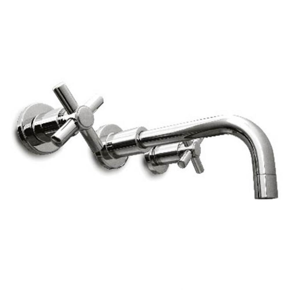 Metro Wall Mounted Widespread Lavatory Faucet.Drain Not